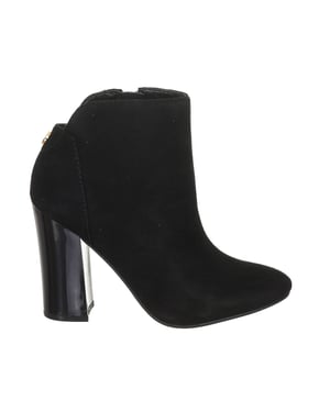 Heeled ankle boots with round toe FLLUA3SUE09 woman