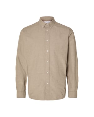 Selected Rick slim fit overhemd morel
