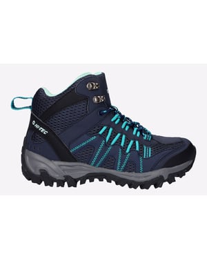 Hi-Tec Jaguar Mid Polyester Dames Wandelschoenen In De Kleur Sky Captain/Navigate