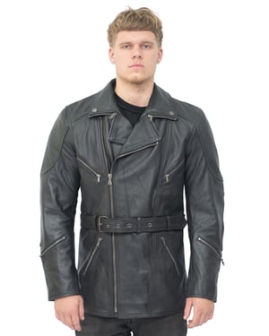 CE Armor Bikerjack met kruisrits voor heren - Boedapest