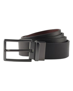 Asquith & Fox Mens Two-Way Leather Belt (Black/Brown)