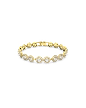 Swarovski 'Angelic' Dames Gouden Vergulde Metaal Armband - Goud 5505469