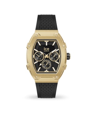 Ice Watch Ice Boliday - Golden Black Dames Horloge Zwart 022866