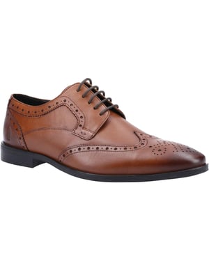 Hush Puppies Jongens Elliot Leren Brogues (Tan)