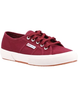 Superga 2750 Cotu Classic 100% Katoen Dames Donker Bordeaux Trainers
