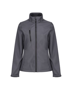 Regatta Dames/dames Ablaze 3-lagige Membraan Soft Shell Jacket (Afdichting Grijs/Zwart)