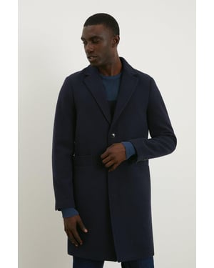 Signature 3 Button Epsom Overcoat