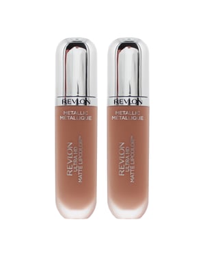 Revlon Ultra HD Mettalic Matte 715 Glow Lip Color 5.9ml x 2