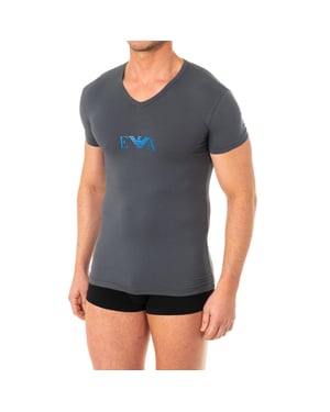 Kortärmad t-shirt med V-ringning för män 110810-8P715
