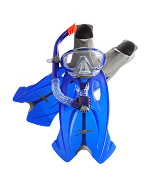 Speedo Glide Mask Fin Mens Snorkel Set