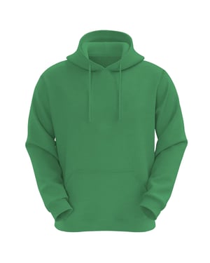 VR2 Denim Mens Plain Hoodie Long Sleeve Pullover