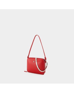 Cloud Chained Purse - Courreges - Leather - Red
