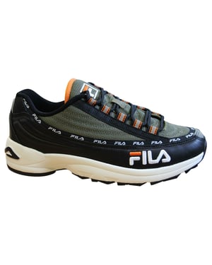 Fila DSTR97 Heren Zwart/Olijf Trainers