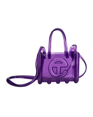 Purple Small Jelly Shopper II x Telfar