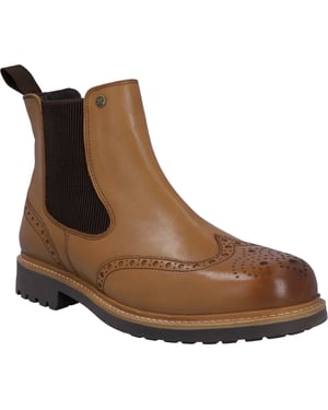 Hunter Cawdor Leather Men's Tan Boots