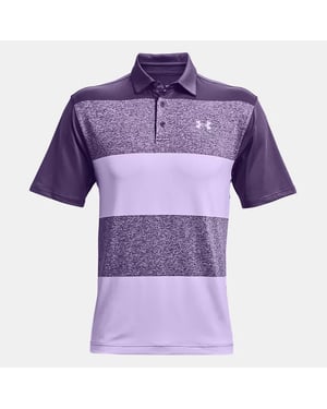 Under Armour Playoff 2.0 Heren Paars Poloshirt