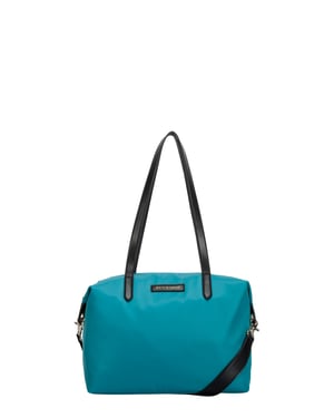 NYLON ZIP TOP TOTE BAG