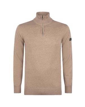 PRESLY & SUN Lewis zip knitted pullover