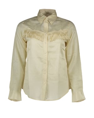 Gant Dam Beige Bomullskjorta