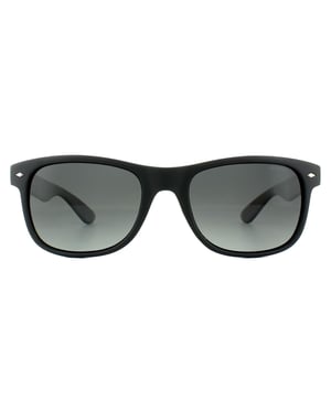 Polaroid rechthoek unisex mat Black Smoke grijze gradiënt gepolariseerde zonnebril