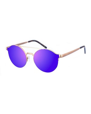 FIOROTTO Unisex Round Shape Metal Sunglasses