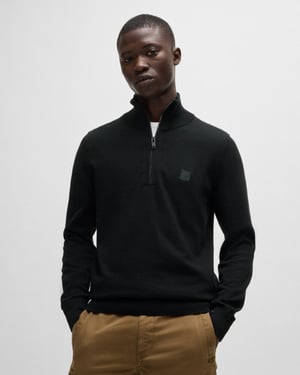 BOSS Orange Kanobix S Heren 1/4 Zip Trui