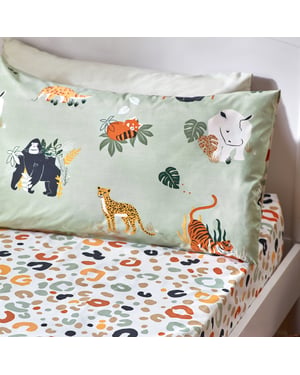 little furn. Wildlife Animal Print Fitted Sheet