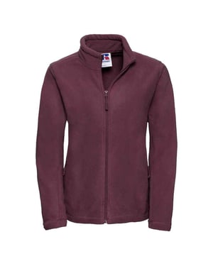 Russell Womens/Ladies Outdoor Fleece Jacket (Burgundy)