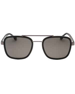 Hugo Boss Grey Polarized Lens Dark Ruthenium Grey Solglasögon