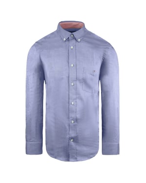 Eden Park Paris Regular Heren Blauw Oxford Overhemd