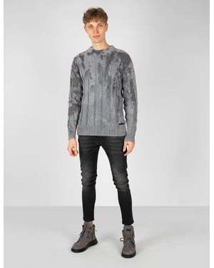 Takeshy Kurosawa Pullover Herr Grå