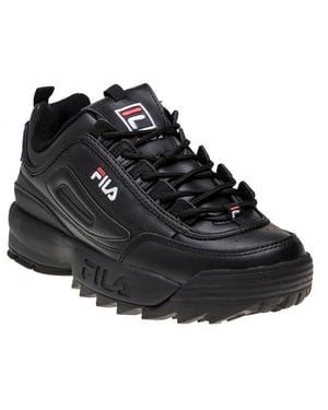 Shop Voor Fila Disruptor Ii Premium Zwarte/Witte/Fila Rode Trainers