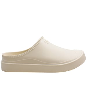 Hunter In/Out Bloom Algae Unisex White Clogs