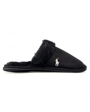 Ralph Lauren Summit Scuff II Black Womens Slippers