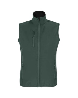 SOLS Dames/dames Falcon Softshell gerecyclede bodywarmer (Bosgroen)