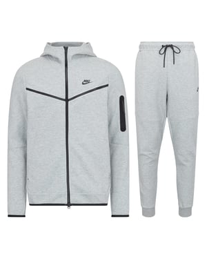 Nike Sportswear Tech Fleece Full Zip Tracksuit Grey