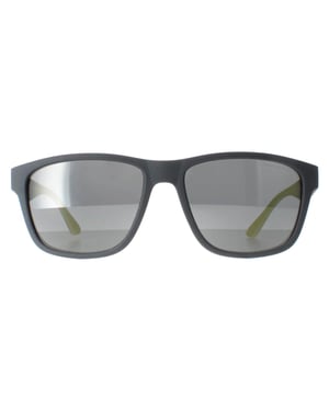 Armani Exchange AX4135S 81806G mat grijs spiegel zilver zonnebril