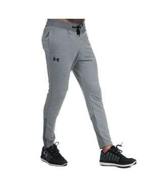 Under Armour UA Armour badstof broek voor heren, gemêleerd grijs