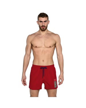 Men's Short Swimsuit with Mesh Lining MUHARBOURRED02