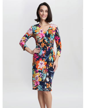 Dana Jersey Wrap Dress