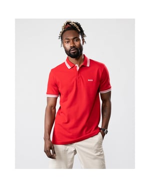 BOSS Green Paddy Curved Mens Polo