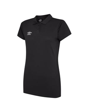 Umbro Dames/Dames Club Essential Poloshirt (Zwart/Wit)
