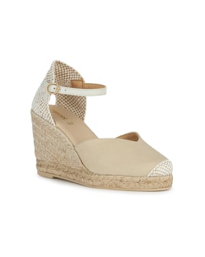 Geox D GELSA Dames Lichtzand Sandalen