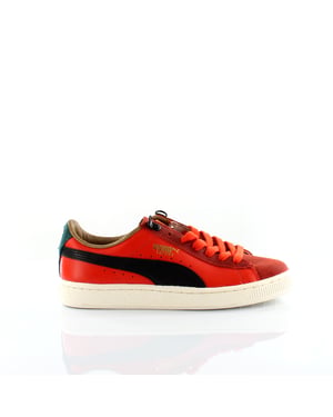 Puma Basket Classic MMQ Machts Mit Quautät Rood Leer Herentrainers 355551 03