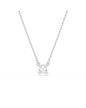 Swarovski 'Matrix' Vrouwen Basismetaal Ketting - Zilver 5701903