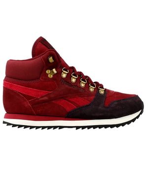 Reebok Klassiek Mid Rood Damesschoenen