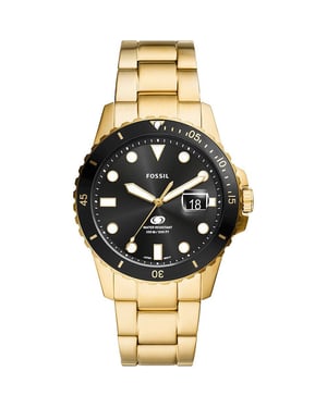 Fossil Fossil Blue Heren Horloge Goudkleurig FS6035