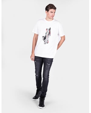Les Hommes T-shirt Logo Herr Vit