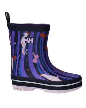 Helly Hansen JK Splash Print Purple Kids Boots