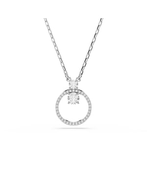 Swarovski 'Dextera' Dames Necklace van Basismetaal - Zilver 5692261